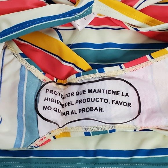 New! Moon Tree Girls Two Piece Bathing Suit Ruffle Tankini - Picture 5 of 8